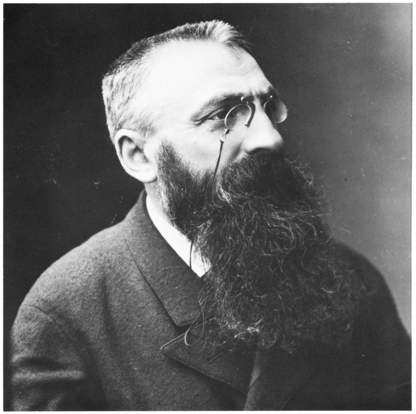 オーギュスト・ロダン（撮影: ナダール、1893年）