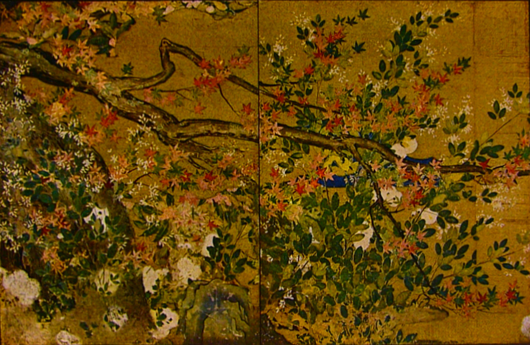 長谷川等伯『楓図』1592年頃、京都・智積院蔵、国宝