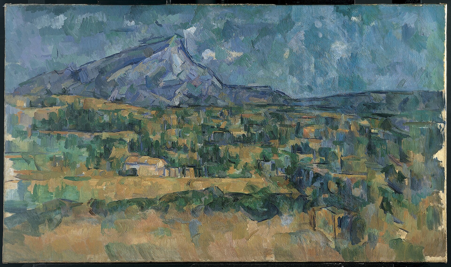 ポール・セザンヌ『サント＝ヴィクトワール山』1902〜06年、メトロポリタン美術館