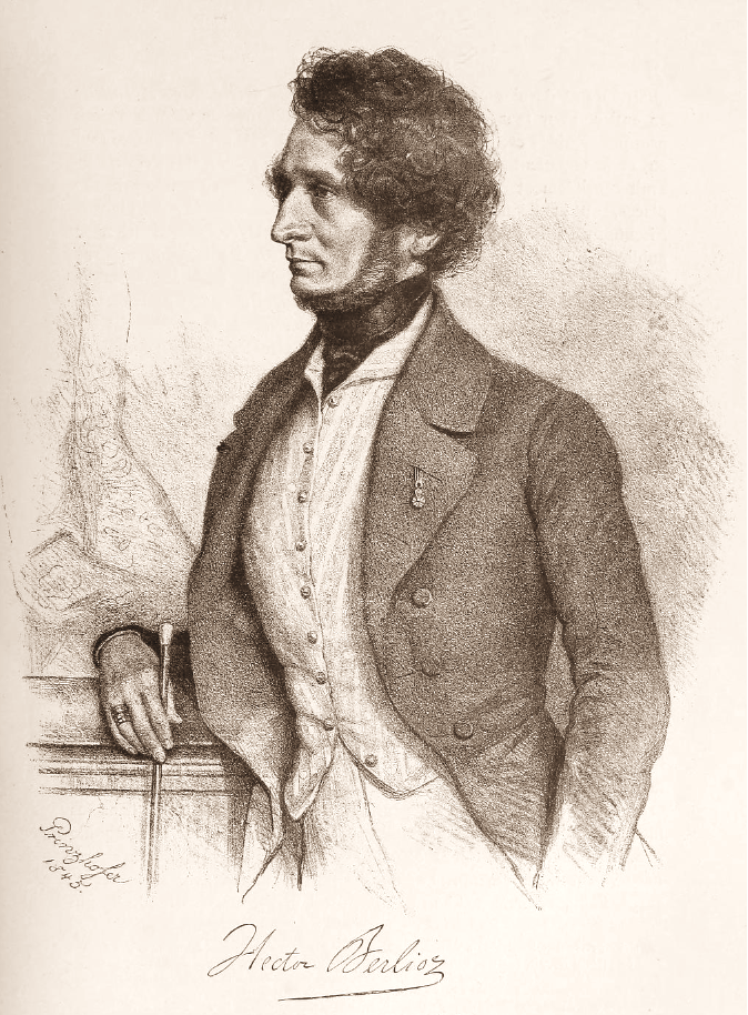 ベルリオーズ（1845年、アウグスト・プリンツホーファーによる石版画）
