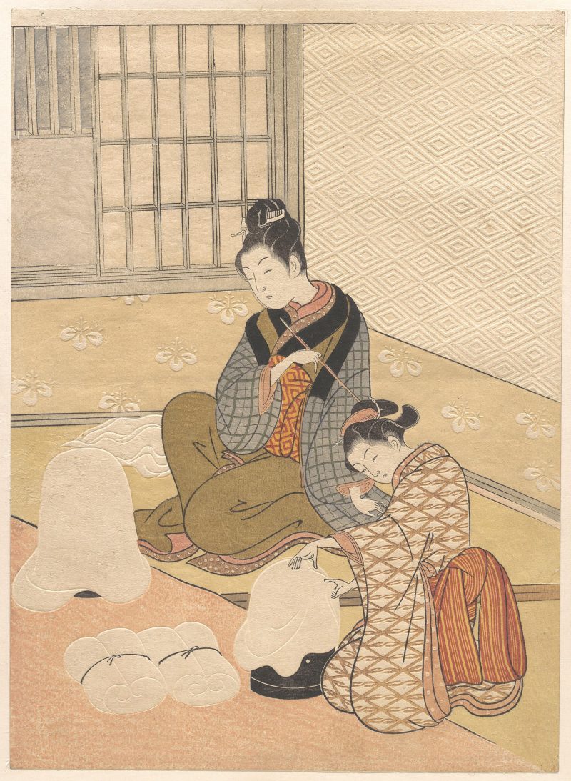 1765年、暦の交換会から「錦絵」が生まれた——鈴木春信が浮世絵をフルカラーにするまで