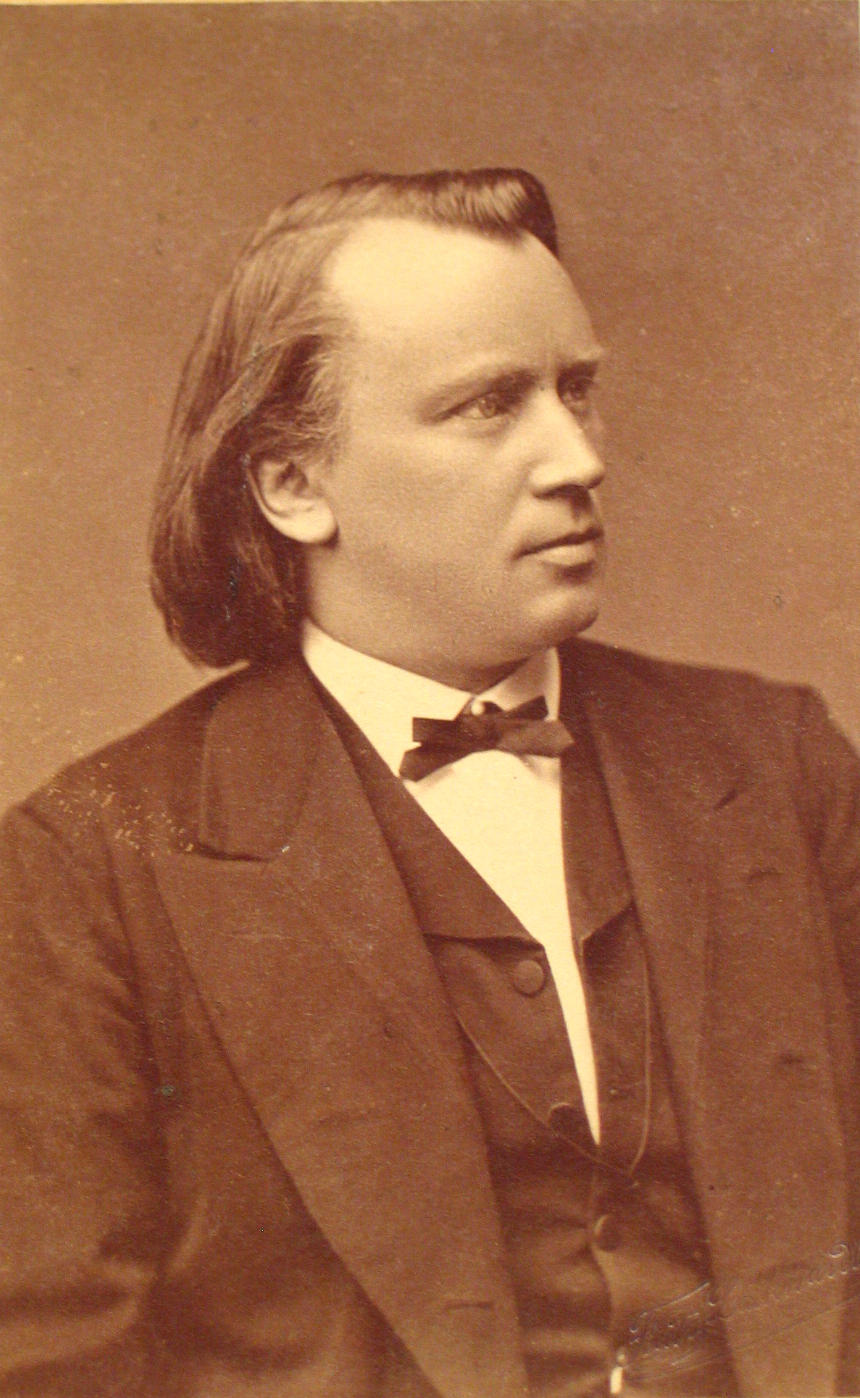 ヨハネス・ブラームス（1876年、交響曲第1番が初演された年の写真）