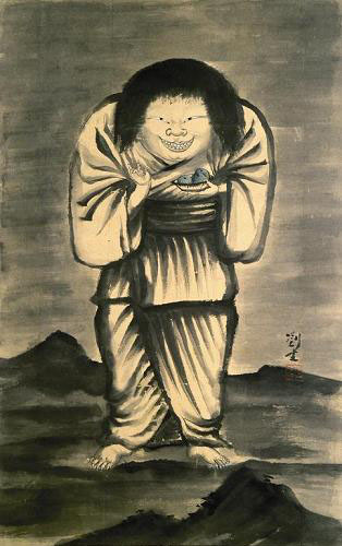岸田劉生『寒山風麗子像』笠間日動美術館
